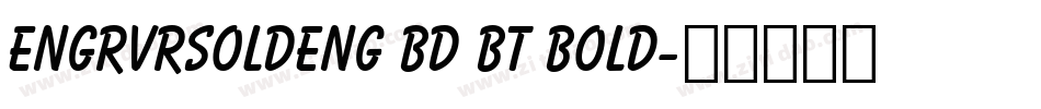 EngrvrsOldEng Bd BT Bold字体转换